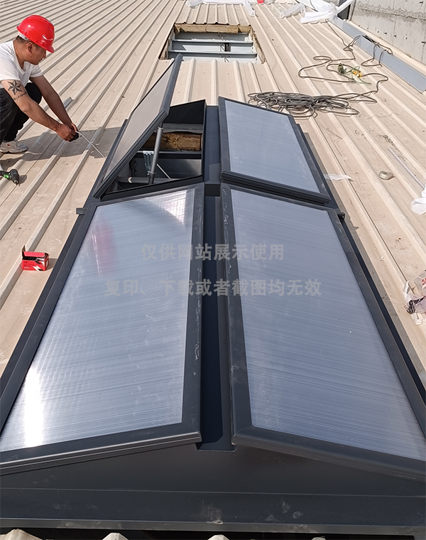 兰州王老吉生产车间循化排烟天窗