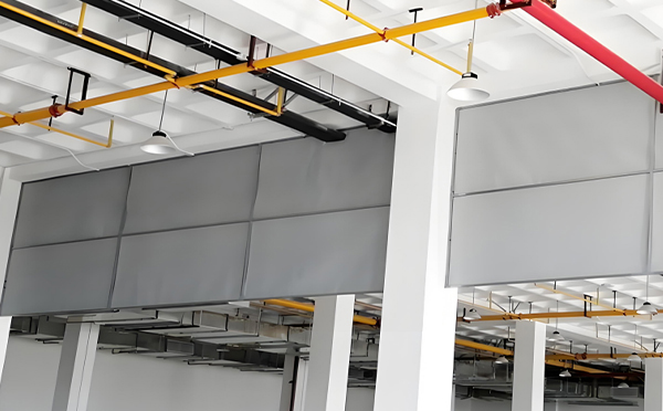 商场防烟分区常闭节点:循化挡烟垂壁高度与控制器接线图解 商场防烟分区常闭节点:循化挡烟垂壁高度与控制器接线图解